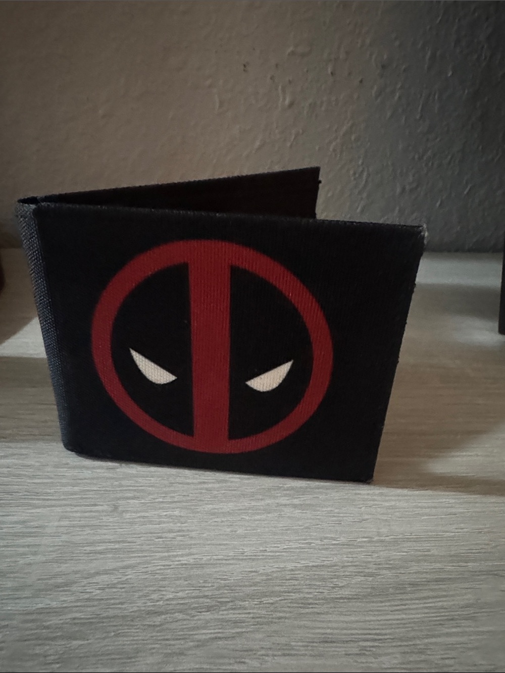 Marvel Black and Red Deadpool Canvas Wallet